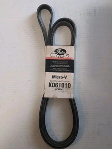 Gates Serpentine Belt-Premium OE Micro-V Belt Gates K061010 - Photo 1/2