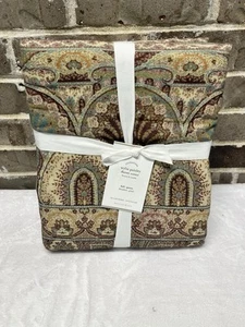 1 copripiumino Pottery Barn WYLIE stampa paisley solo completo queen size multi NUOVO - Foto 1 di 10