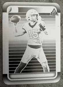 CARSON BECK 2023 PRO SET METAL PRINTING PLATE #1/1, MIAMI HURRICANES, GEORGIA - Picture 1 of 3