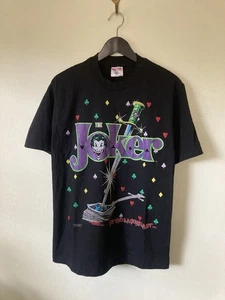 Vintage 80s DC Comics The Joker T Shirt Black Size M  batman promo marvel - Picture 1 of 6