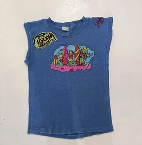 Camiseta sin mangas de playa de iguana de primera calidad parche muscular talla M - Imagen 1 de 9