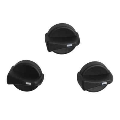 3X AC Heater Control Knobs Replacement Parts For Peterbilt Models 1987-2011 - Image 1 of 4