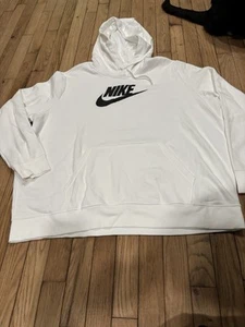 Nike sweatshirt hoodie white 2xl - Picture 1 of 5