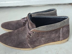 Swear London IGGY Men's Brown Suede Leather Sneakers Portugal Sz 45 US 12 - Picture 1 of 4