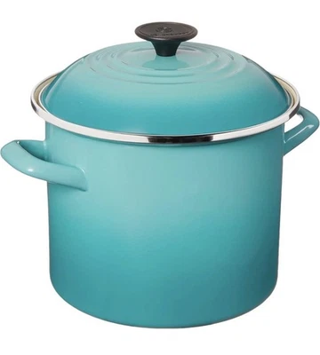 Olla Le Creuset Acero Esmaltado 6 Cuartos 7.6L, Caribe - Nueva En Caja Foto 1 de 4