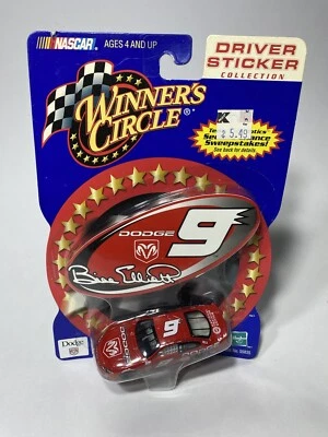 Bill Elliott NASCAR 2000 1/64 Diecast Winners Circle Driver Sticker Collection  Foto 1 de 4