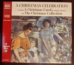 A Christmas Celebration By Charles Dickens & Others (2004, Audiobook, 5 CD)Naxos - Foto 1 di 4