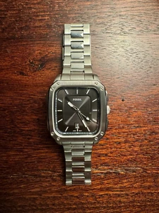 Fossil Inscription Three-Hand Date Stainless Steel Watch - Picture 1 of 5