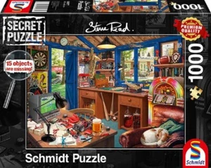 Schmidt 1000 Piece Jigsaw Puzzle - Secret Puzzle - Father's Workshop - Picture 1 of 1