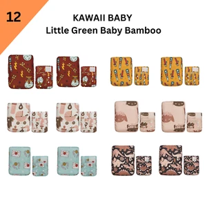KaWaii Baby Bamboo Pocket Cloth Diaper Reusable Waterproof Multi-Pack 6-22lbs - Picture 1 of 24