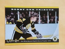 2007-08 O-Pee-Chee 3.5x5 Oversized #ORR4 Bobby Orr 1975 Norris Trophy Bruins 