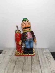 1950s-60s Gino Battery Operated Balloon Man/Rare Bubble Blower/Rosko Toys - Picture 1 of 10