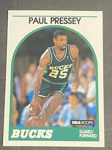 1989 HOOPS #79 PAUL PRESSEY BUCKS   - Picture 1 of 2