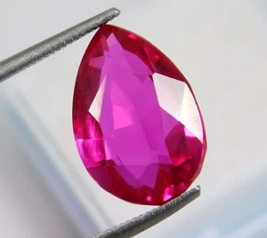 11.20 Ct Natural Hot Pink Mahenge Spinel Gemstone - TearDrop Cut Loose Certified - Picture 1 of 4
