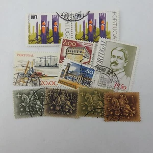 Vintage Portugal Postage Stamp Lot Estate Sale Find - Picture 1 of 1