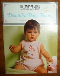 VINTAGE - COLUMBIA-MINERVA *BEAUTIFUL BABY BOOK* INFANT-4YR KNIT/CROCHET BK 766 - Picture 1 of 12