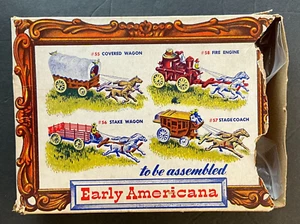 Bonnie Bilt Early Americana Vintage Fire Engine Kit No. 58, Opened Box, Complete - Picture 1 of 4