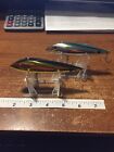TWO (2) DISCONTINUED CORDELL 4" RATT'L SPOT MINNOW LURES VERY NICE