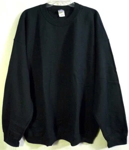 Gildan 18000 Adult Unisex Black Heavy Blend Sweatshirt size 2XL - Picture 1 of 5