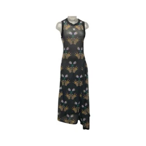 RARO abito lungo Adidas Originals donna 3 righe Bellista fiori maglia XS trasparente - Foto 1 di 14
