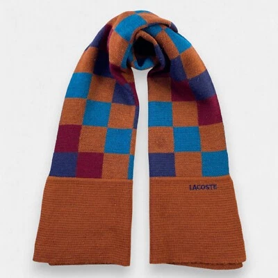 Lacoste Bufanda Silenciador Invierno Cuello Bufanda Bufandas Foto 1 de 4