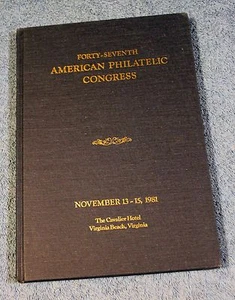Cuarenta y Séptimo Libro del Congreso Filatélico Americano - 1981 - 47 - Estampillas - Postal - Imagen 1 de 2