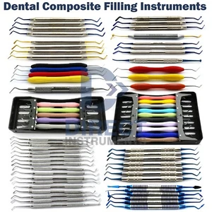 MEDENTRA DENTAL COMPOSITE FILLING INSTRUMENTS AMALGAM PLUGGERS RESTORATIVE TOOLS - Picture 1 of 75