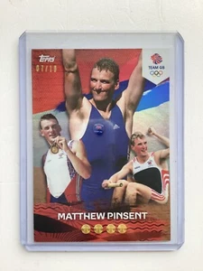 TOPPS TEAM GB 2024 MATTHEW PINSENT PARALLEL 07/10 - Imagen 1 de 2