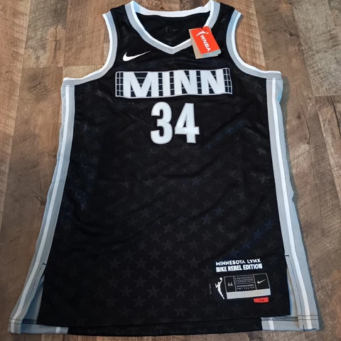 Nike Minnesota Lynx Jersey Sylvia Fowles #34 Women's M Black WNBA Rebel Edition Cover