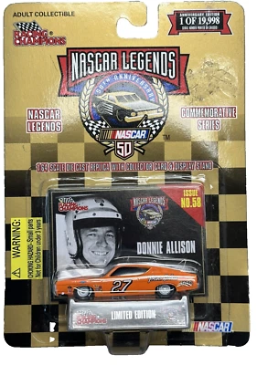 1969 Ford Torino Cobra Donnie Allison 1:64 Racing Champion lançado 1998 - Imagem 1 de 4