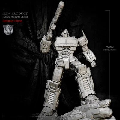 75mm Resin Transformer Autobots Leader Unpainted Unassembled TD-2478 - Image 1 of 4