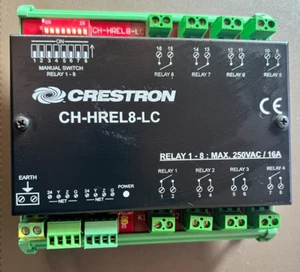 CRESTRON DIN Rail 8 Channel Relay CG-HREL8-LC - Picture 1 of 3