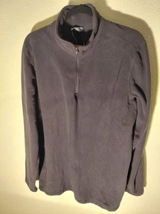 Eddie Bauer Men's MT LS Fast Fleece 1/4 Zip Black Size Large Tall Pullover - Bild 1 von 7