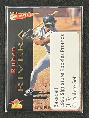 1995 Signature Rookies Baseball Hot Prospects Promo Sample Set (5) - Image 1 of 4