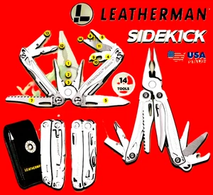 LEATHERMAN SIDEKICK - EDELSTAHL - MEHRZWECKZANGE - 14 WERKZEUGE - Brandneu 2025 - Bild 1 von 16