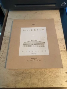 Culot (intro.): Leon Krier: Drawings, 1967-1980 Very Good Architecture 1st PB - Picture 1 of 1