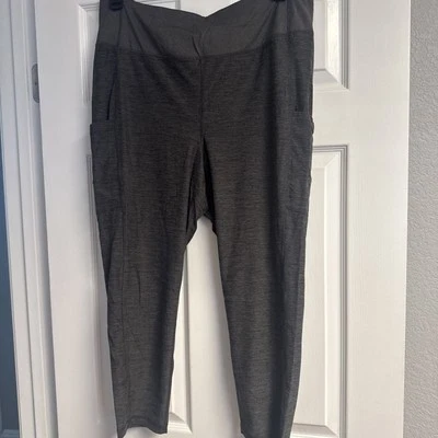 NEW Women's XL Short Gray Sonoma Goods For Life  High Waisted Leggings-pants - Image 1 of 4