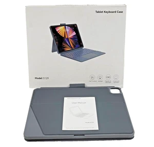 Case with Keyboard Compatible for iPad Pro 12.9-inch (6th, 5th, 4th Gen) NEW - Picture 1 of 8