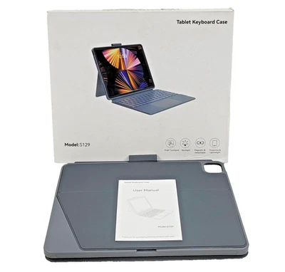 Case with Keyboard Compatible for iPad Pro 12.9-inch (6th, 5th, 4th Gen) NEW - Image 1 of 4