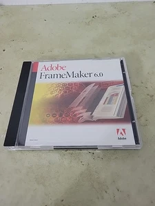 6.0, Adobe FrameMaker 6.0 Windows 2 Disc Set mit Seriennummer - Bild 1 von 5