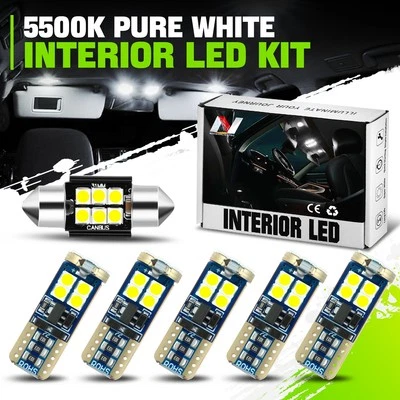 Лампы подсветки салона купола номерного знака грузовой карты для Toyota Corolla 09-22 6 шт. - Изображение 1 из 4