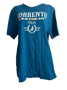 Camiseta Italia Sorrento Talla 2X Azul Turista Italia Banderas - Imagen 1 de 6