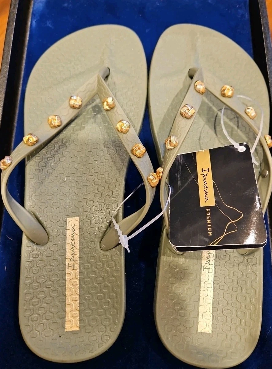 IPANEMA Sandalen – Gold, Größe 41/42 EU, Aus Bequemem EVA-Material
