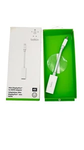 Belkin Mini Displayport to HDMI Adapter 4K - White - Picture 1 of 7