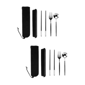 2 Sets Dreiteiliges Tafelservice Utensil Wickeln Schubladenteiler - Bild 1 von 12