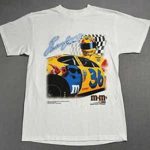 Ernie Irvan M&M Nascar Pontiac Racing Vtg 90s Tultex Graphic AOP Sport T Shirt L - Picture 1 of 14