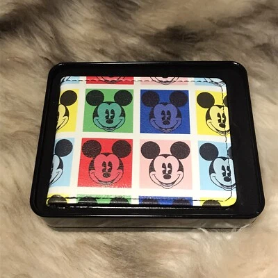 NIB Buckle-Down Men's Bi-fold Wallet -  Disney Mickey Mouse Multicolor Squares - Image 1 of 4