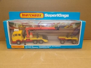 VINTAGE MATCHBOX SUPER KINGS #K-43 MERCEDES-BENZ LOG TRANSPORTER - Picture 1 of 11