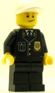 LEGO Town Minifigure Police Suit with Blue Tie and Badge (Genuine) - Picture 1 of 1