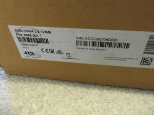 Axis P3364-LV 12mm 0486-001 1 Megapixel Vandal-Proof Dome Network Camera - Picture 1 of 4
